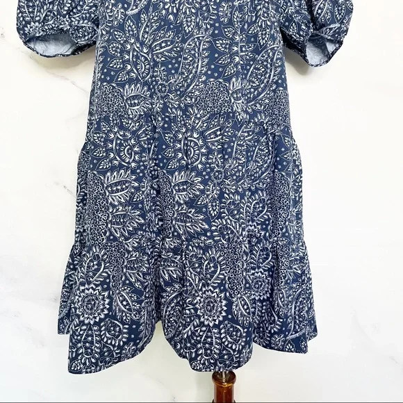 Madewell Blue Floral Dress - Picture 7 of 15